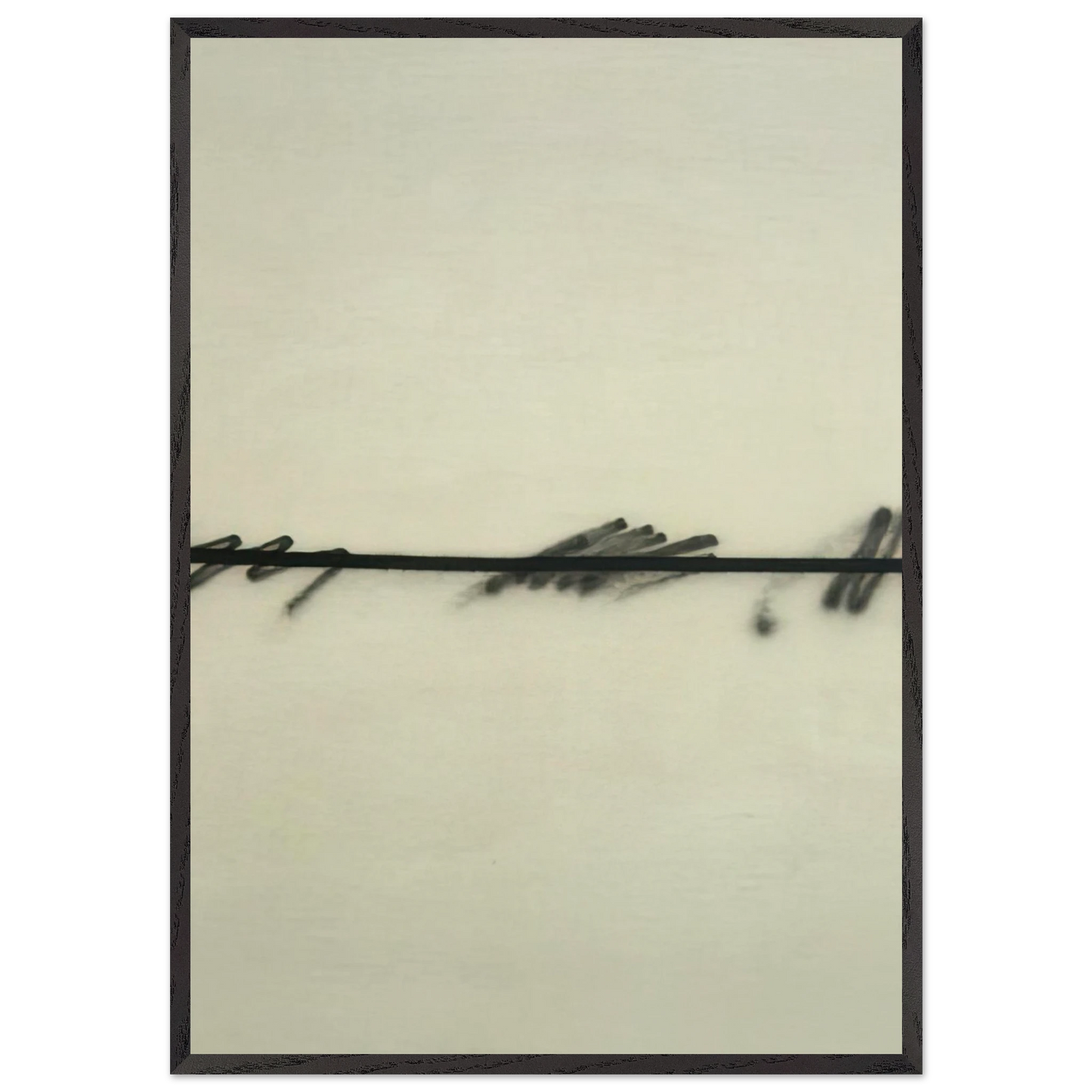 66-7-A - 1966 - Martin Barre 70x100 cm / 28x40 inches Framed Art Print – Black Wooden Frame