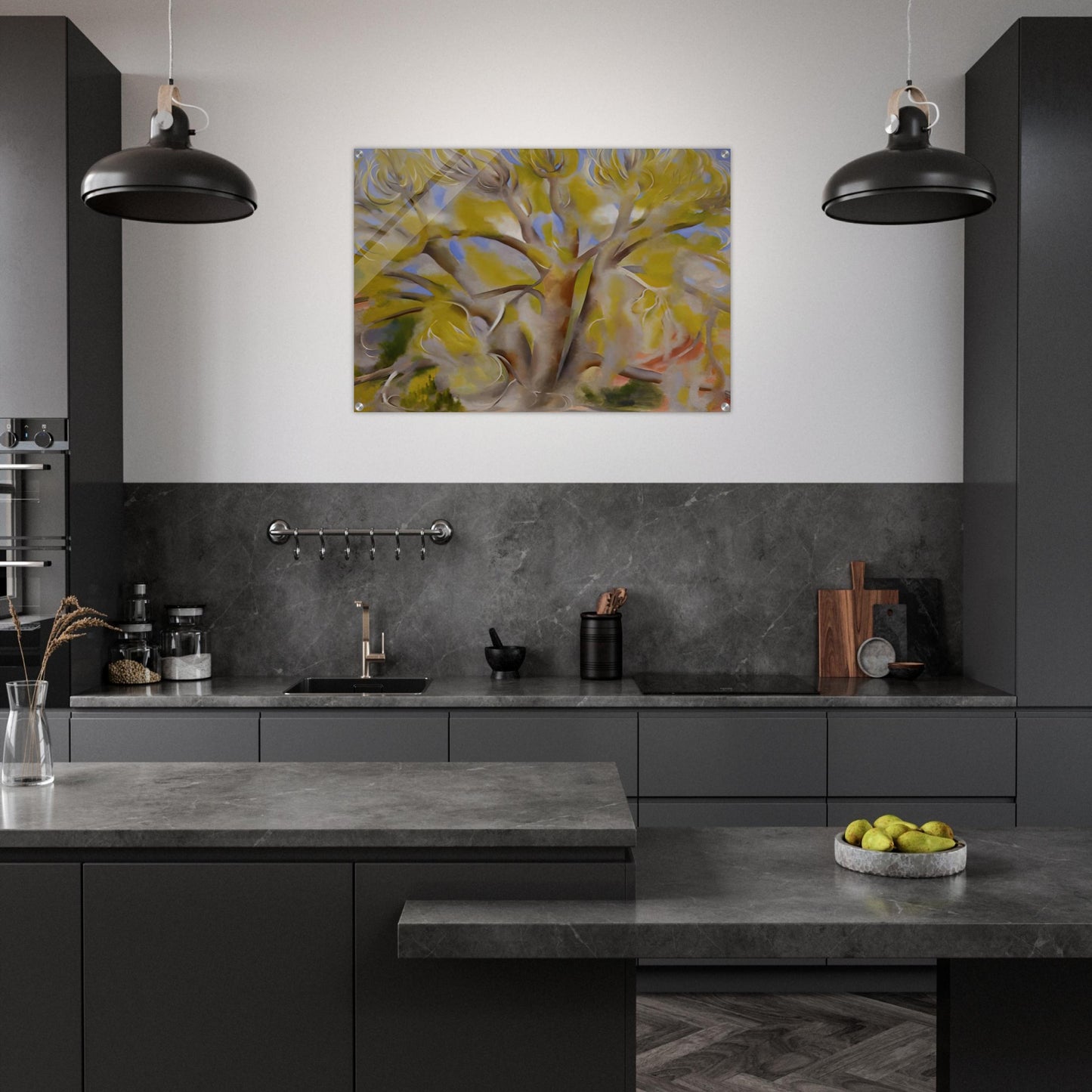 Spring Tree No. 1 - Georgia O'Keeffe Acrylic Print - 70x100 cm / 28x40″ inches | Georgia O'Keeffe Wall Art | Georgia O'Keeffe Prints