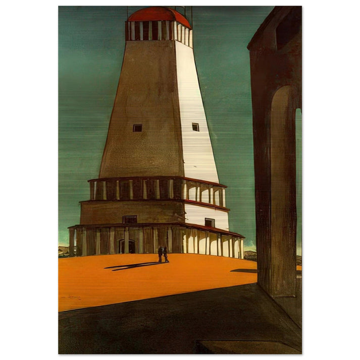 THE NOSTALGIA OF THE INFINITE 1913 - Giorgio de Chirico Brushed Aluminum Print - 70x100 cm / 28x40 inches | Giorgio de Chirico Aluminum Print | Giorgio de Chirico Prints