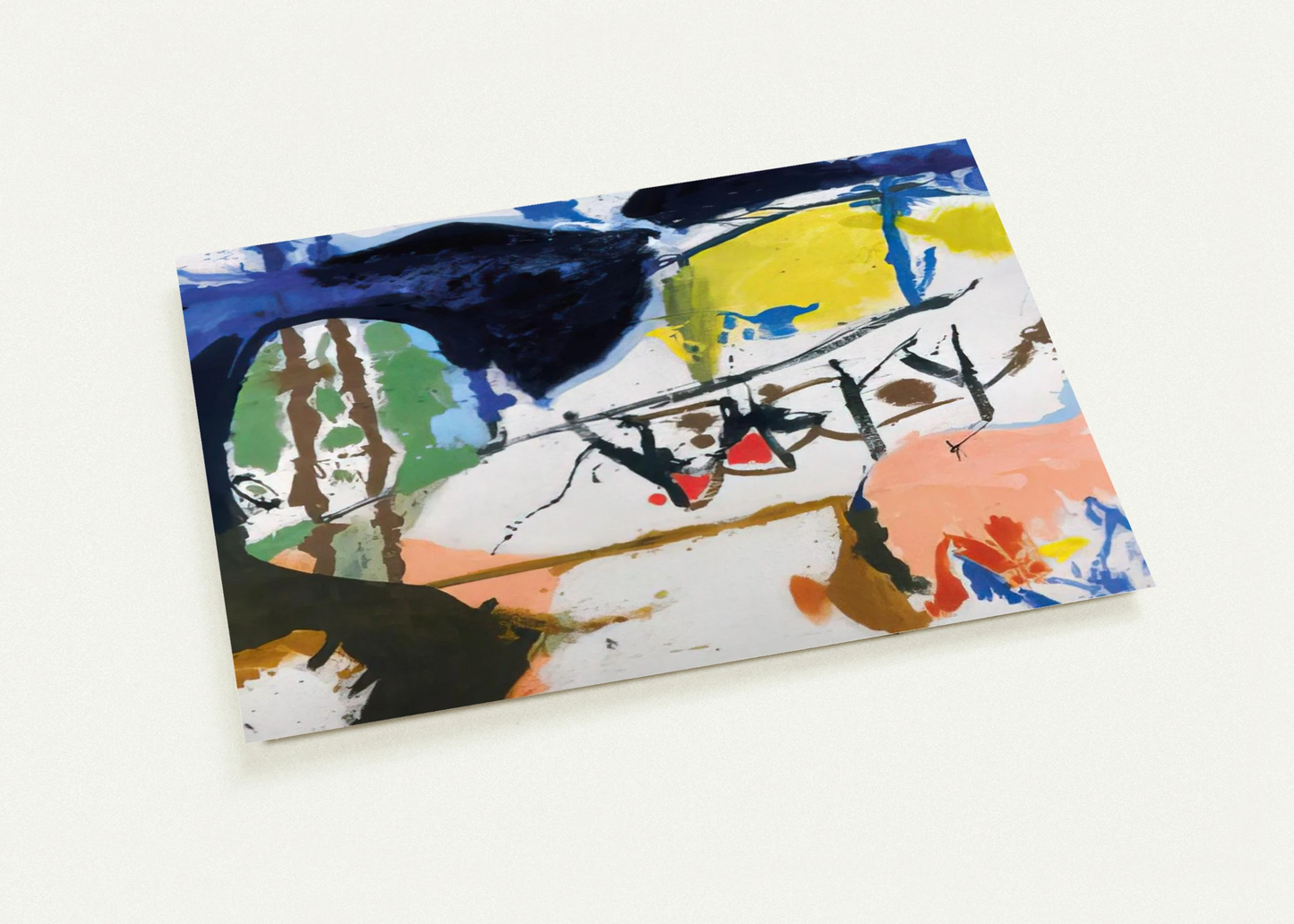 Acres - 1959 By Helen Frankenthaler Pack of 10 Post Cards | Helen Frankenthaler Post Cards | A6 (10.5 x 14.8 cm) - 4.1 x 5.8 inches