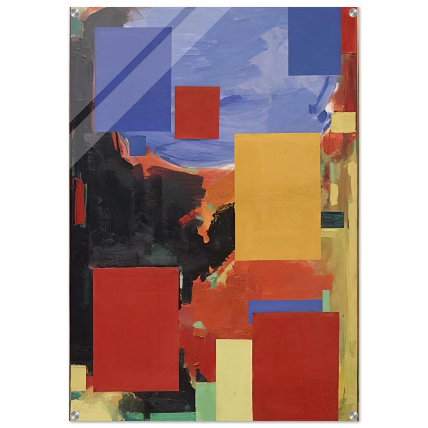 Goliath - Hans Hofmann Acrylic Print - 70x100 cm / 28x40″ inches | Hans Hofmann Wall Art | Hans Hofmann Prints