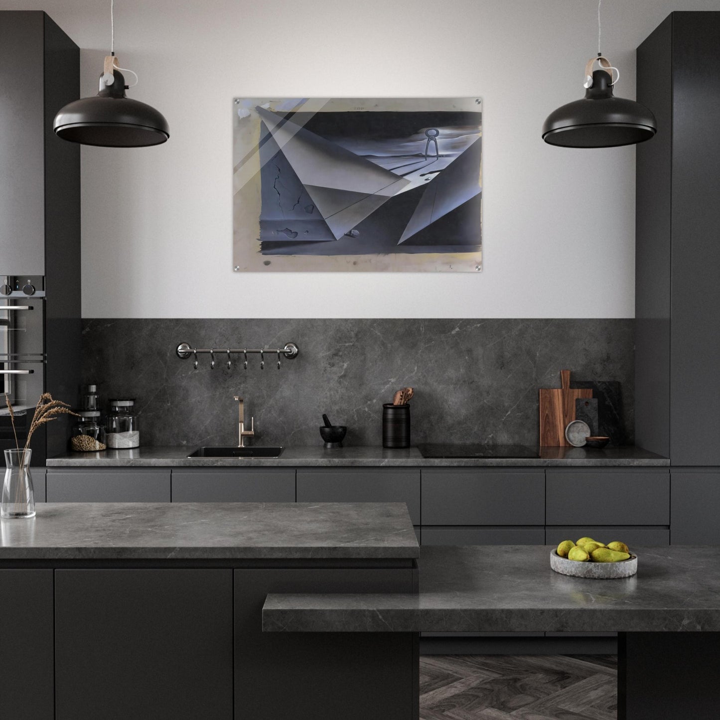 DESIGN FOR THE FILM SPELLBOUND 2 - Salvador Dali Acrylic Print - 70x100 cm / 28x40″ inches