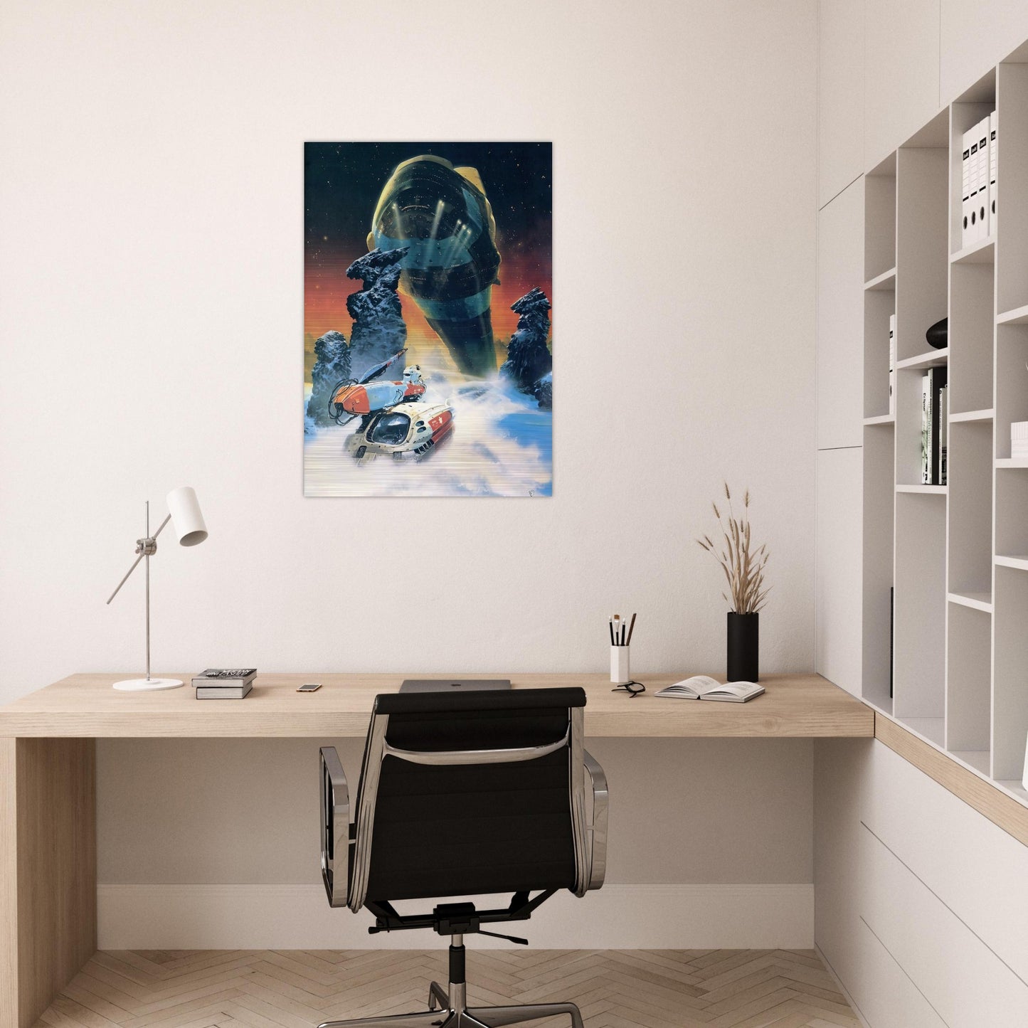 Chris Foss - Chris Foss Brushed Aluminum Print - 70x100 cm / 28x40 inches | Chris Foss Aluminum Print | Chris Foss Prints