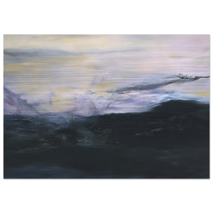 15 02 2001 2001 - Zao Wou-Ki Brushed Aluminum Print - 70x100 cm / 28x40 inches | Zao Wou-Ki Aluminum Print | Zao Wou-Ki Prints