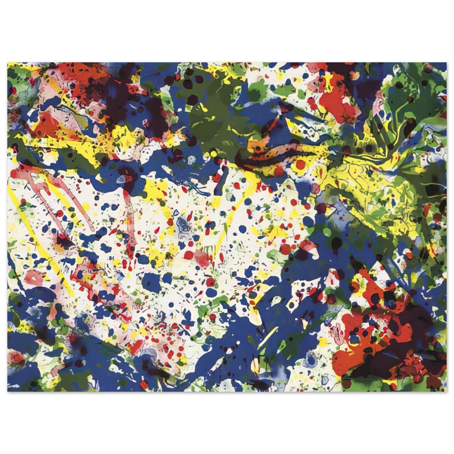 Sam Francis - Untitled from Papierski Portfolio SF 355 Fine Art Poster - Default Title
