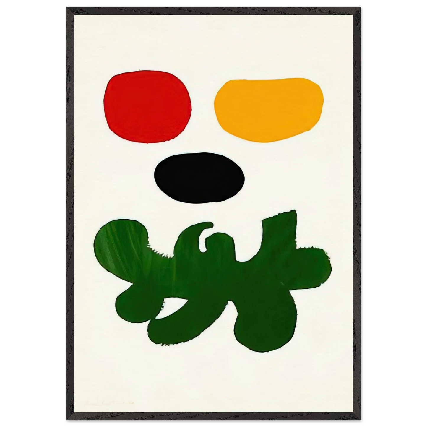 Levitation - 1969 - Adolph Gottlieb Framed Art Print – Black Wooden Frame - Default Title - -Framed Art Print