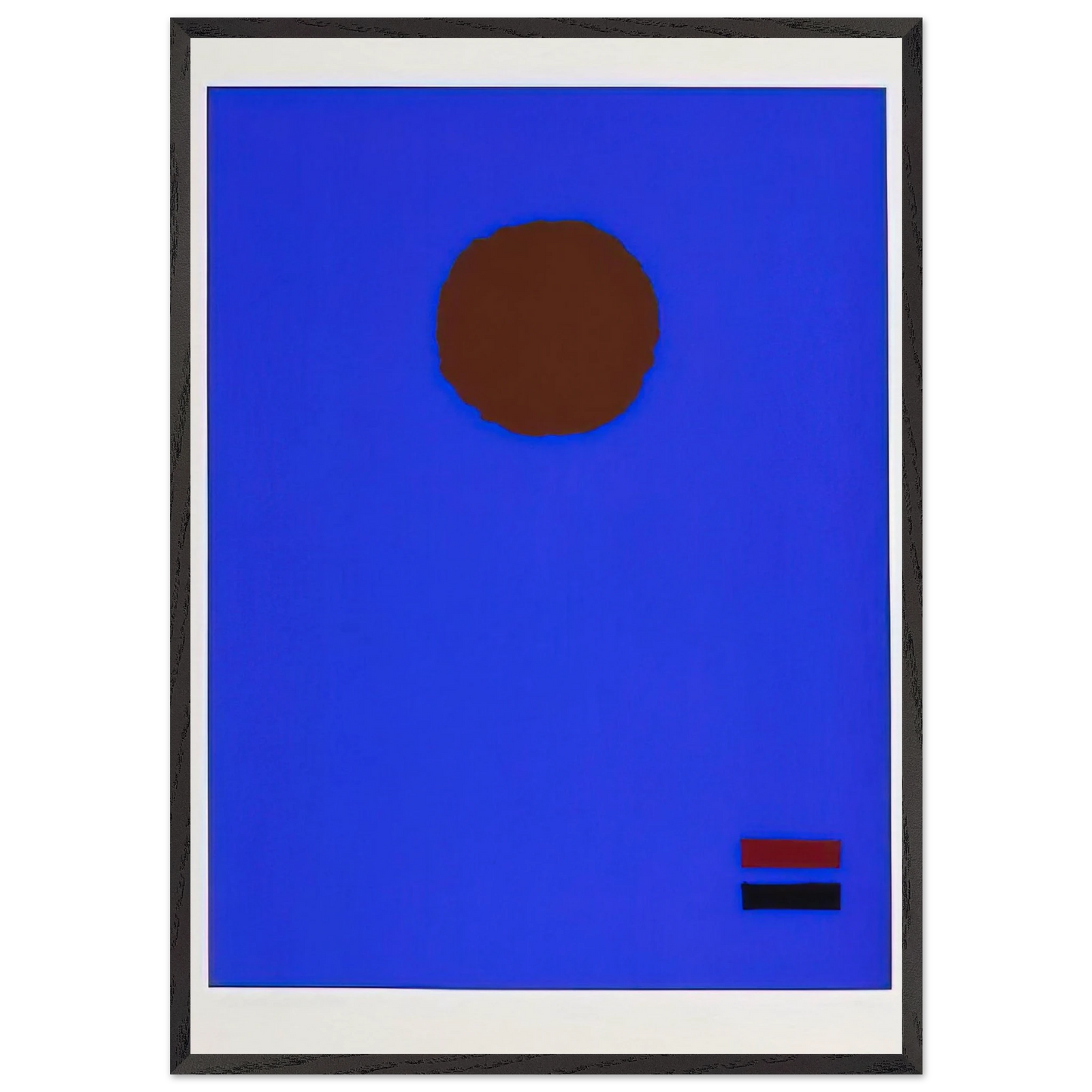 Blue Night - 1970 - Adolph Gottlieb 70x100 cm / 28x40 inches Framed Art Print – Black Wooden Frame