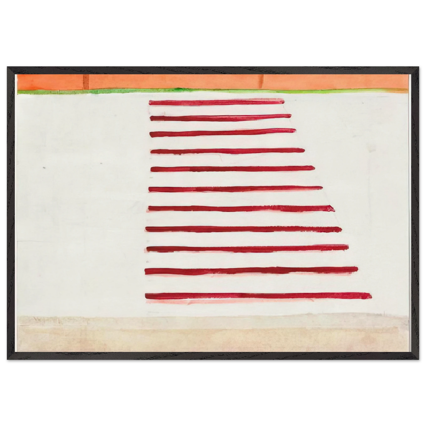 Untitled - 2002 N2 - Ralston Crawford Framed Art Print – Black Wooden Frame - Default Title - -Framed Art Print