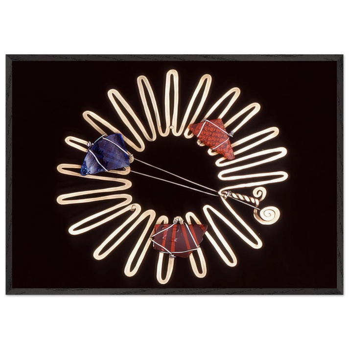 BROOCH 1938 - Alexander Calder 70x100 cm / 28x40 inches Framed Art Print – Black Wooden Frame