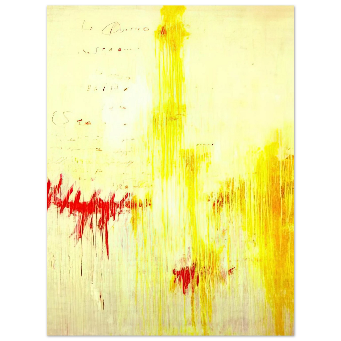 Cy Twombly - Quattro stagioni I. Estate Fine Art Poster - Default Title