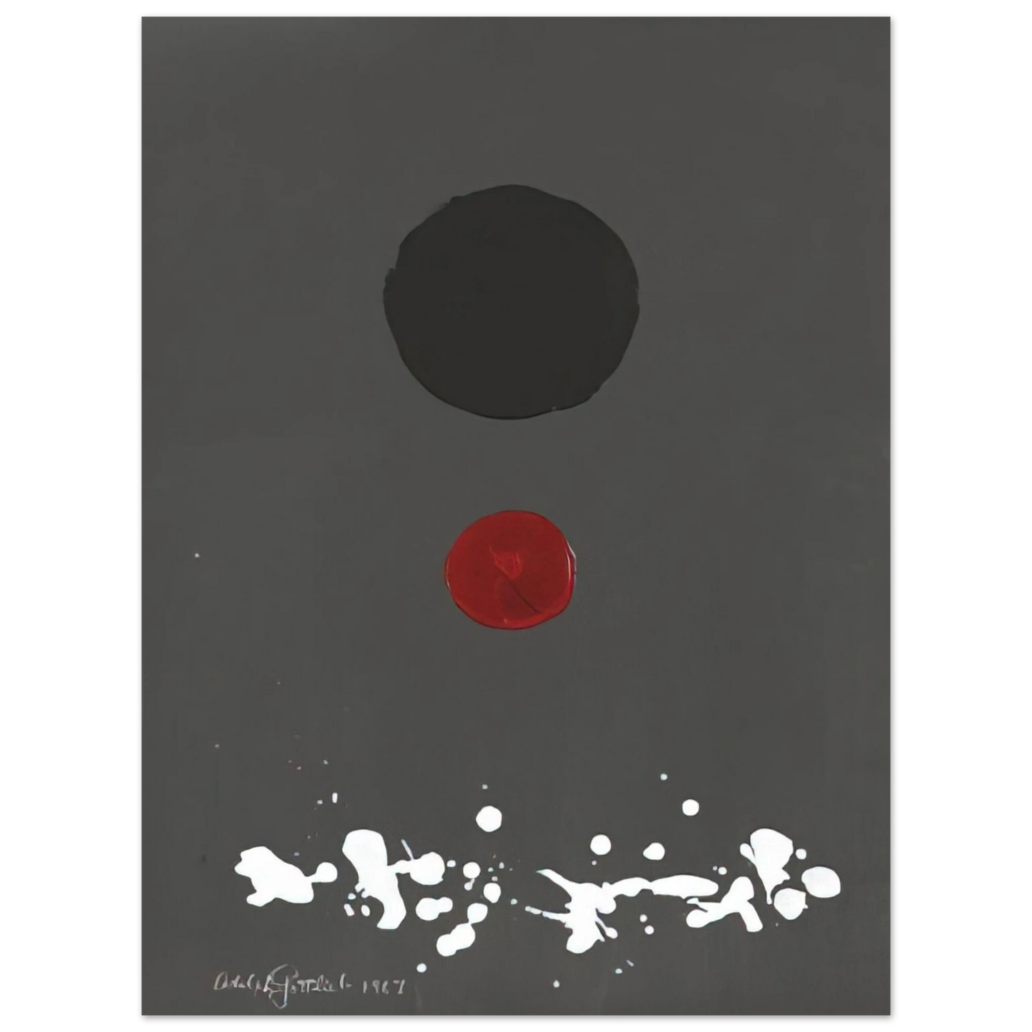 Adolph Gottlieb - Untitled - 1967 Fine Art Poster - Default Title