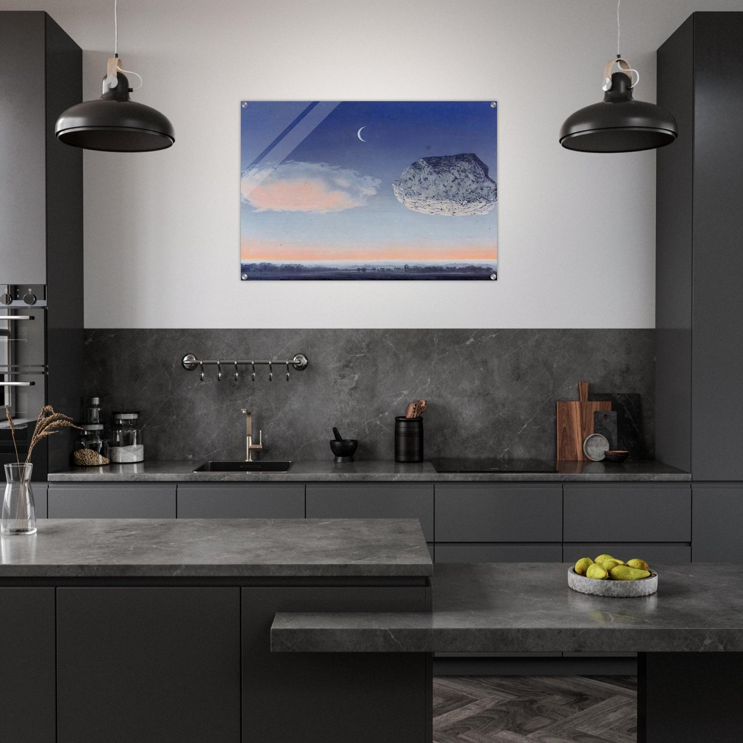 THE BATTLE OF THE ARGONNE 1959 - Rene Magritte Acrylic Print - 70x100 cm / 28x40″ inches