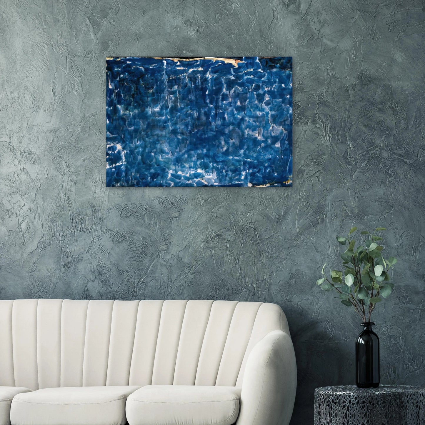 Untitled SFP53-31 - Sam Francis Brushed Aluminum Print - 70x100 cm / 28x40 inches | Sam Francis Aluminum Print | Sam Francis Prints