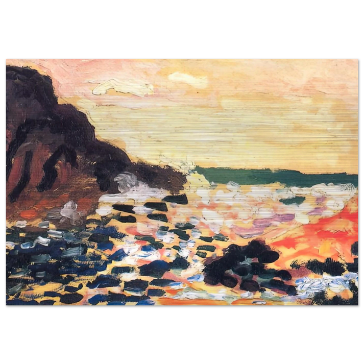 SEASCAPE 1906 - Henri Matisse Brushed Aluminum Print - 70x100 cm / 28x40 inches | Henri Matisse Aluminum Print | Henri Matisse Prints