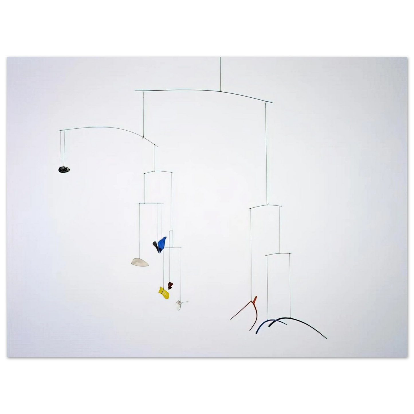 Alexander Calder - TINES 1943 Fine Art Poster - 13x18 cm / 5x7 inches