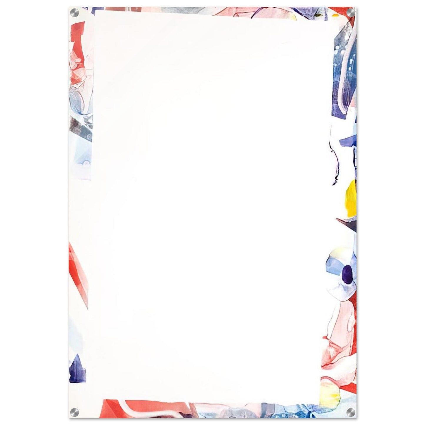 Untitled SFM66-03 - Sam Francis Acrylic Print - 70x100 cm / 28x40″ inches