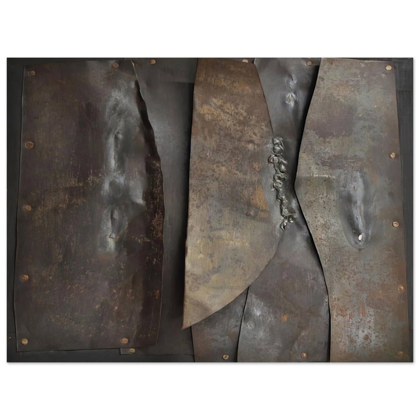 Alberto Burri - Iron - 1960 Fine Art Poster - Default Title