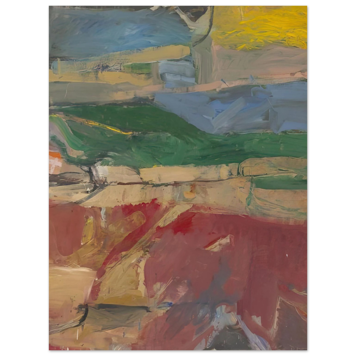 Richard Diebenkorn - Berkeley #32 Fine Art Poster - Default Title
