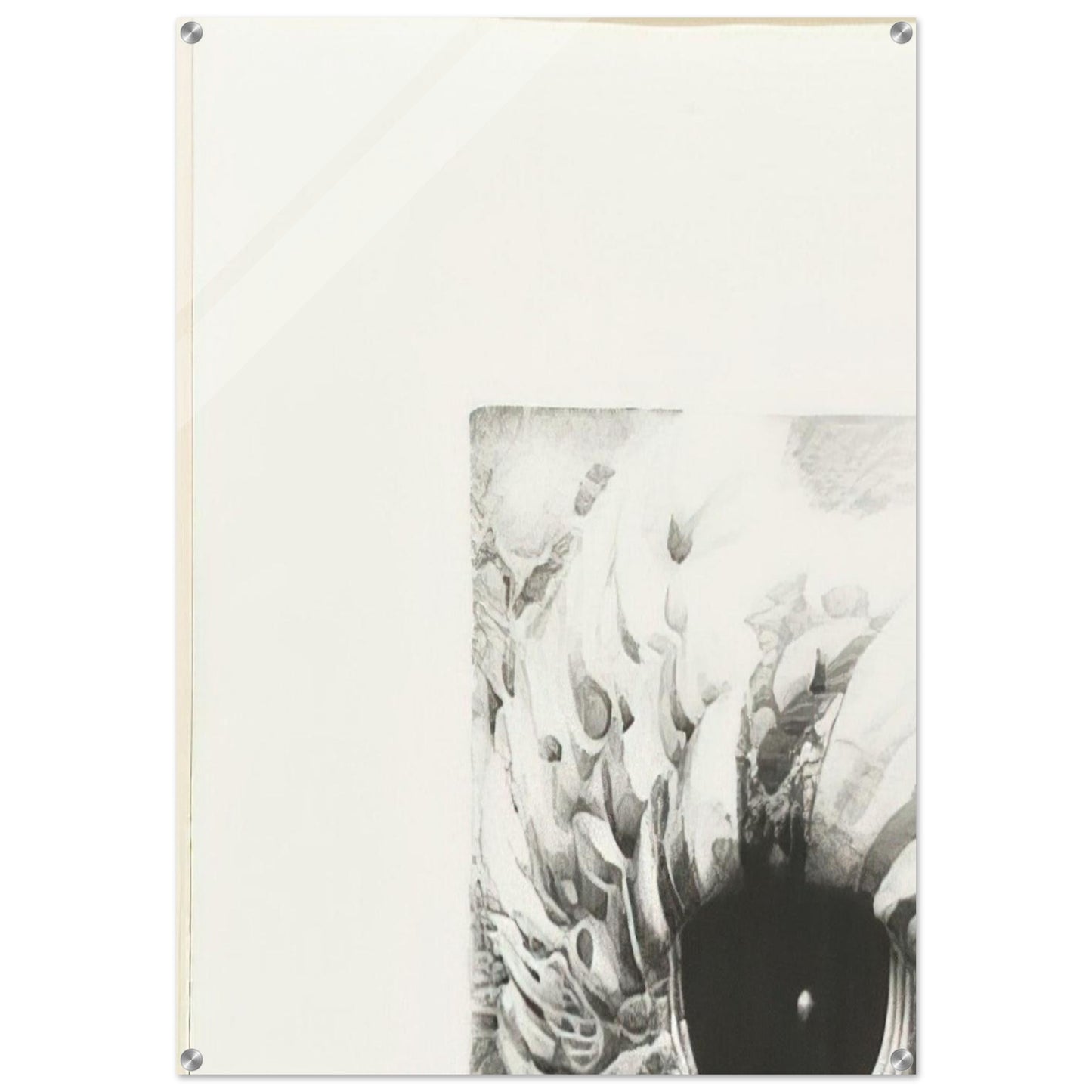 EIGHTH STONE 1968 - Lee Bontecou Acrylic Print - 70x100 cm / 28x40″ inches | Lee Bontecou Wall Art | Lee Bontecou Prints