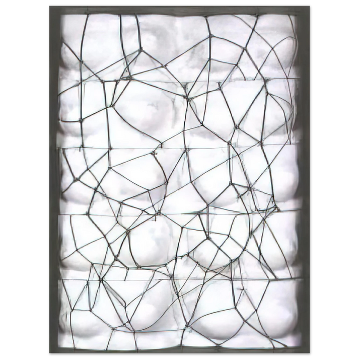 Joao Vieira - Viúva de Man Ray, Negra - 1981 75x100 cm / 30x40inches Fine Art Poster