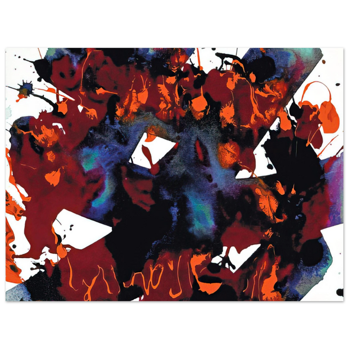 Sam Francis - Untitled SFP94-149 SFF 1819 75x100 cm / 30x40inches Fine Art Poster