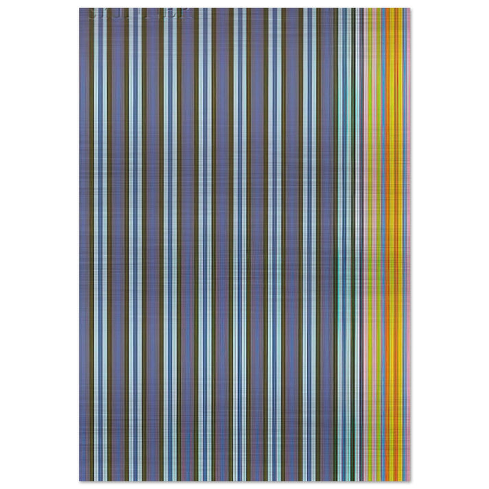 Jack-in-the-Box - 1969 - Gene Davis Brushed Aluminum Print - 70x100 cm / 28x40 inches | Gene Davis Aluminum Print | Gene Davis Prints