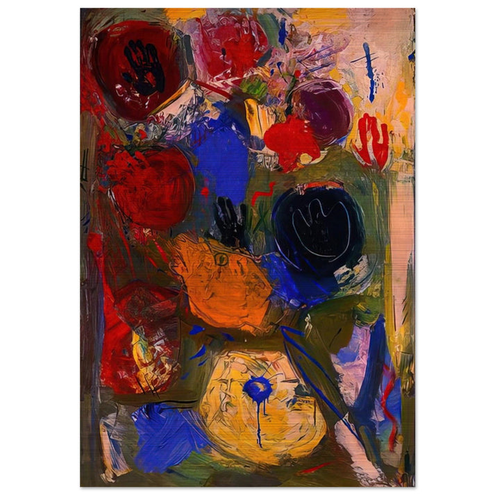 The Third Hand - Hans Hofmann Brushed Aluminum Print - 70x100 cm / 28x40 inches | Hans Hofmann Aluminum Print | Hans Hofmann Prints
