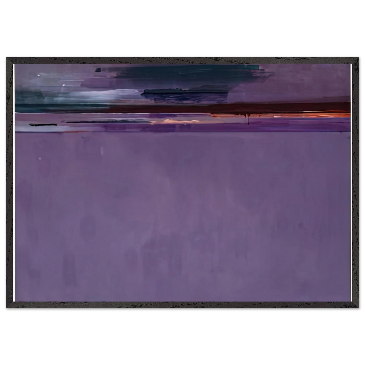 The Other Side 2002- - Helen Frankenthaler Framed Art Print – Black Wooden Frame - Default Title - -Framed Art Print