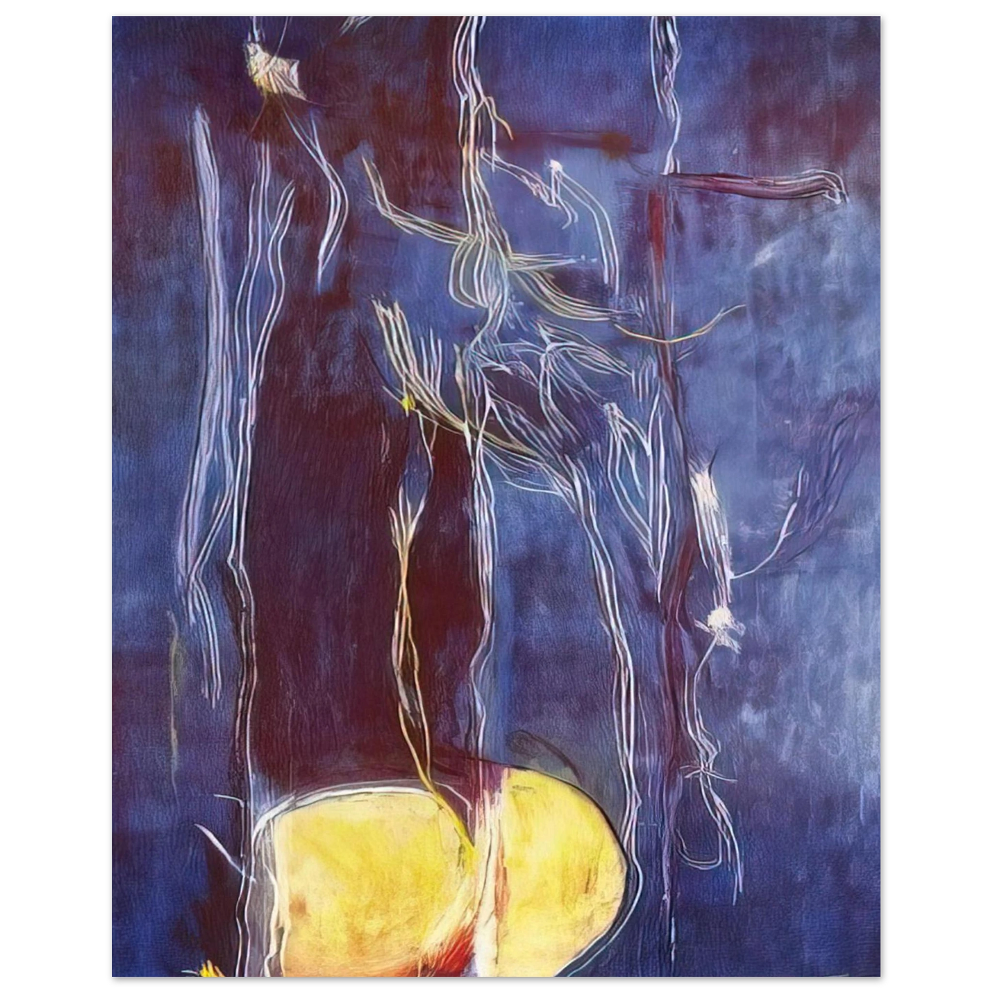 Helen Frankenthaler - All About Blue - 1994 Wall art - 70x100 cm / 28x40 inches - Fine Art Poster - -