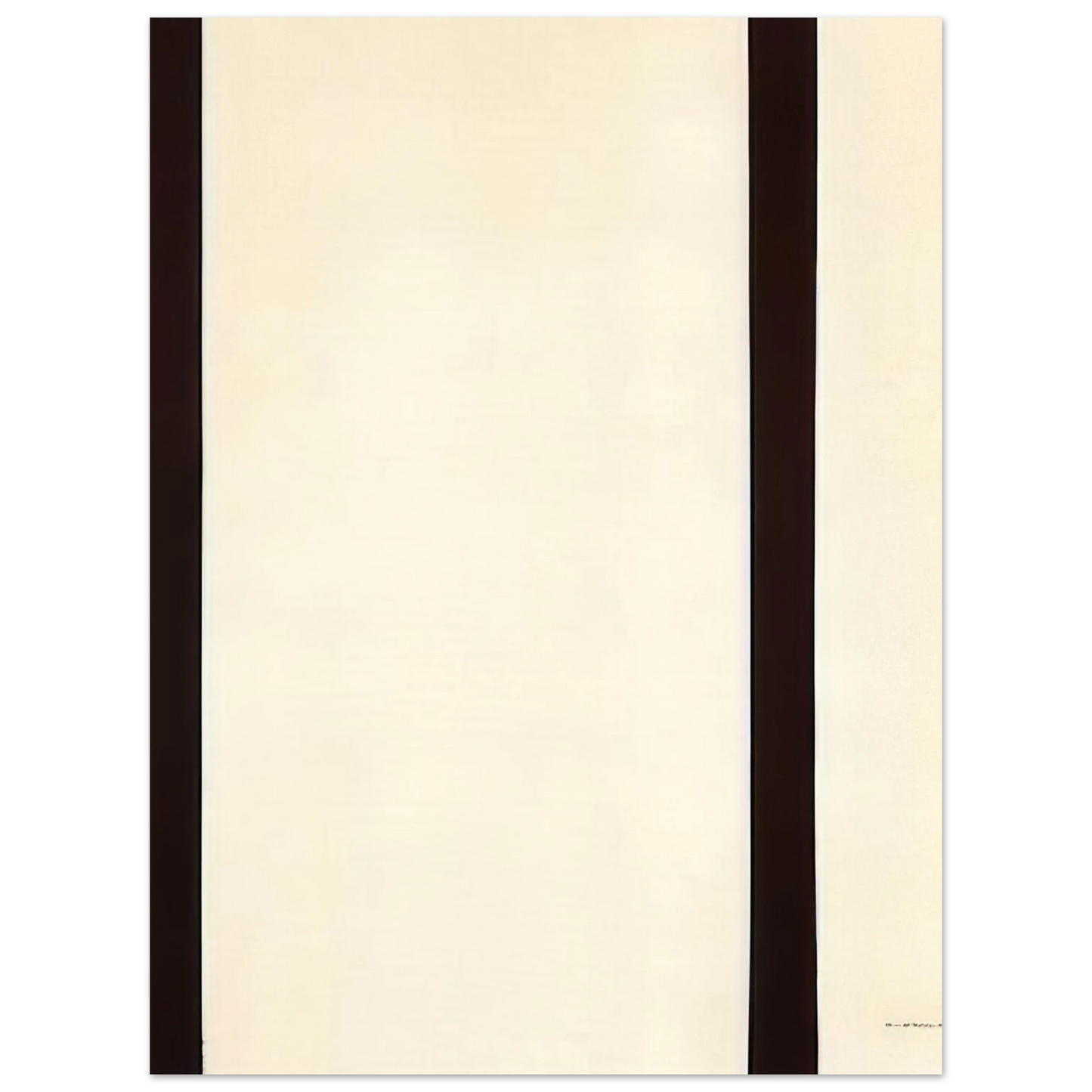 Barnett Newman - The Station of the Cross - Eighth Station Fine Art Poster - Default Title