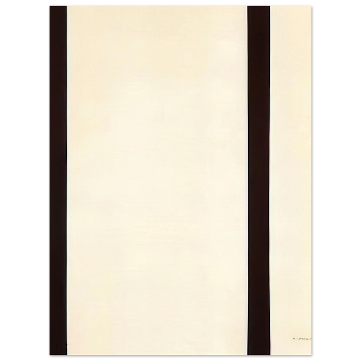 Barnett Newman - The Station of the Cross - Eighth Station 75x100 cm / 30x40inches Fine Art Poster