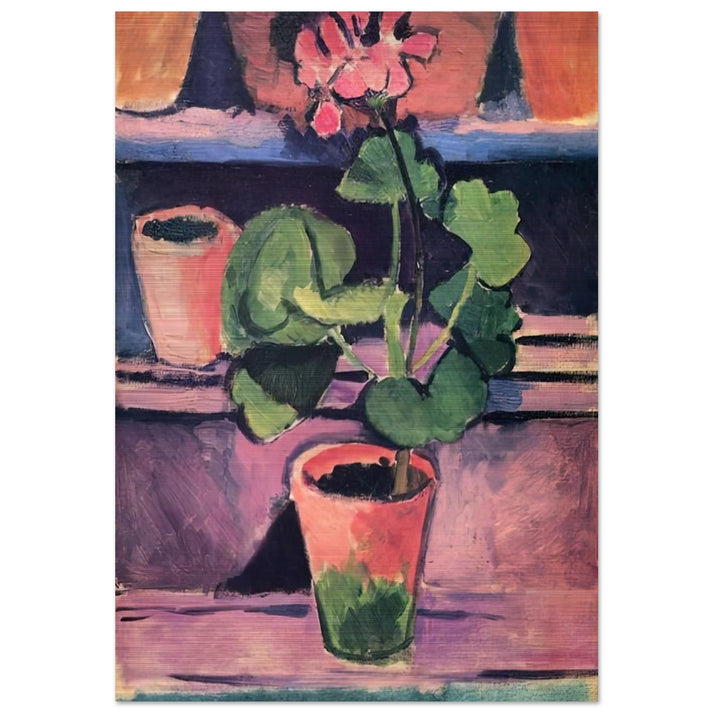 POT OF GERANIUMS 1912 - Henri Matisse Brushed Aluminum Print - 70x100 cm / 28x40 inches | Henri Matisse Aluminum Print | Henri Matisse Prints