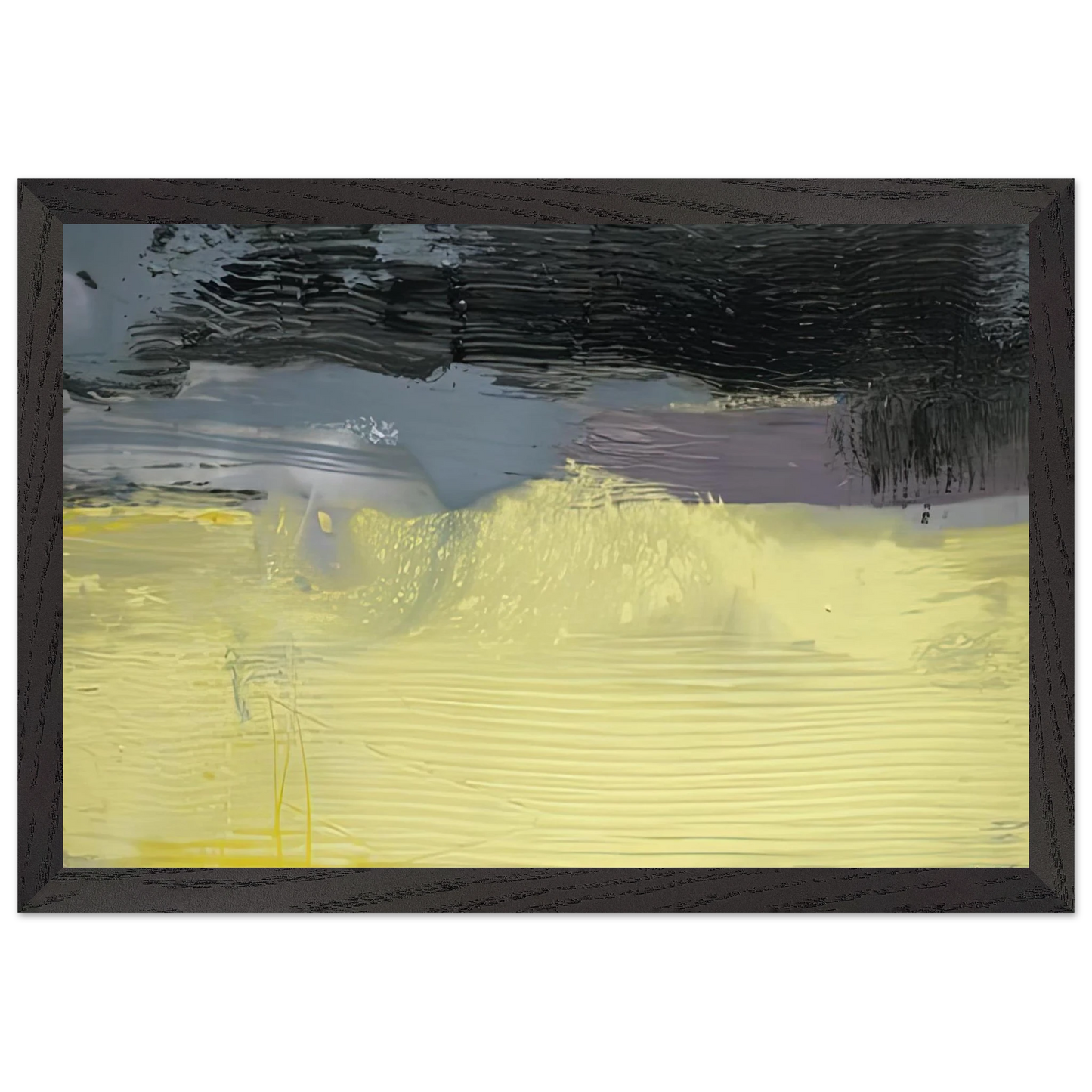 Helen Frankenthaler - Sandstorm, 1992- Wall Art - 60x80 cm / 24x32 inches - Premium Wooden Framed Poster With Fine Art Paper-canvas - Wood frame