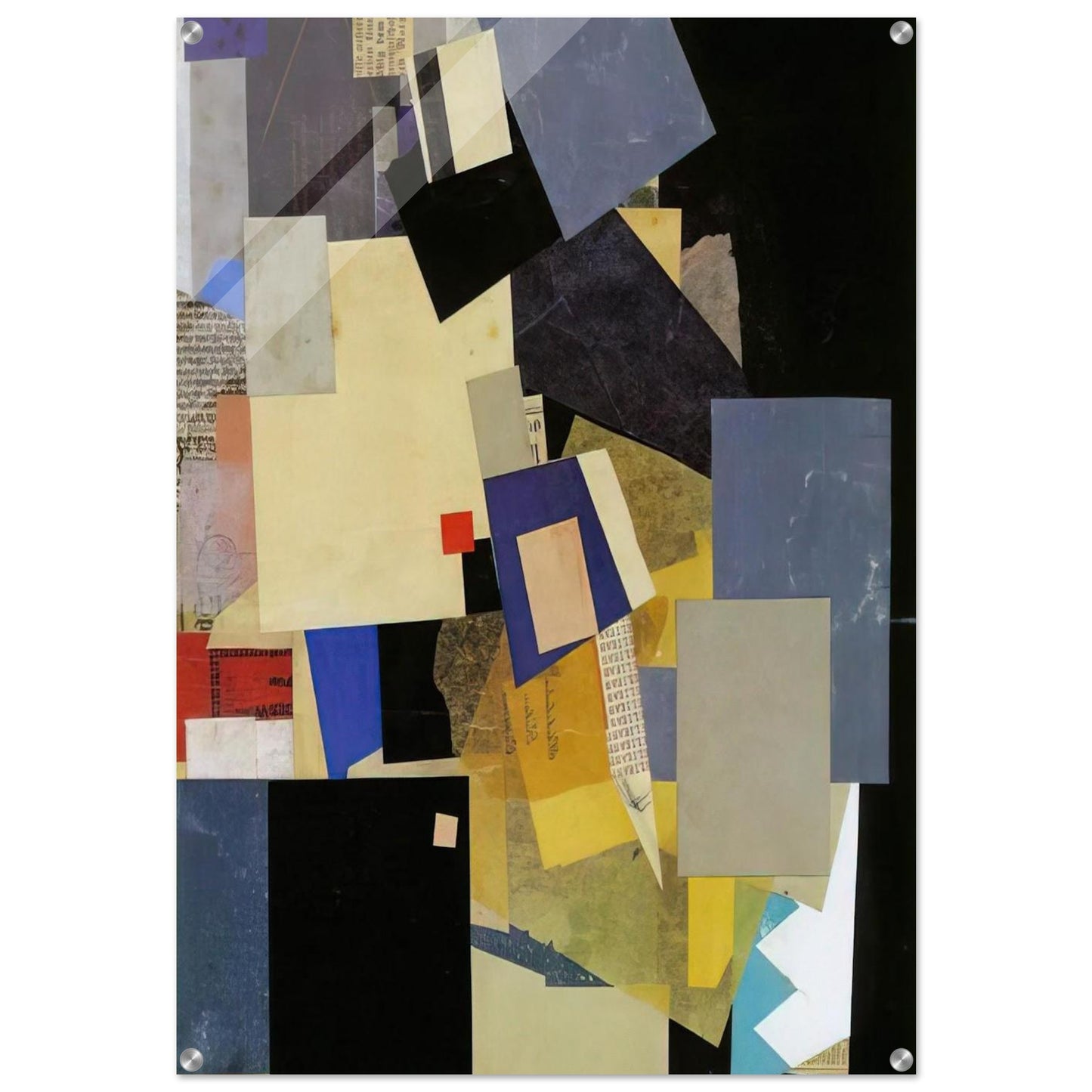 ELIKAN 1925 - Kurt Schwitters Acrylic Print - 70x100 cm / 28x40″ inches