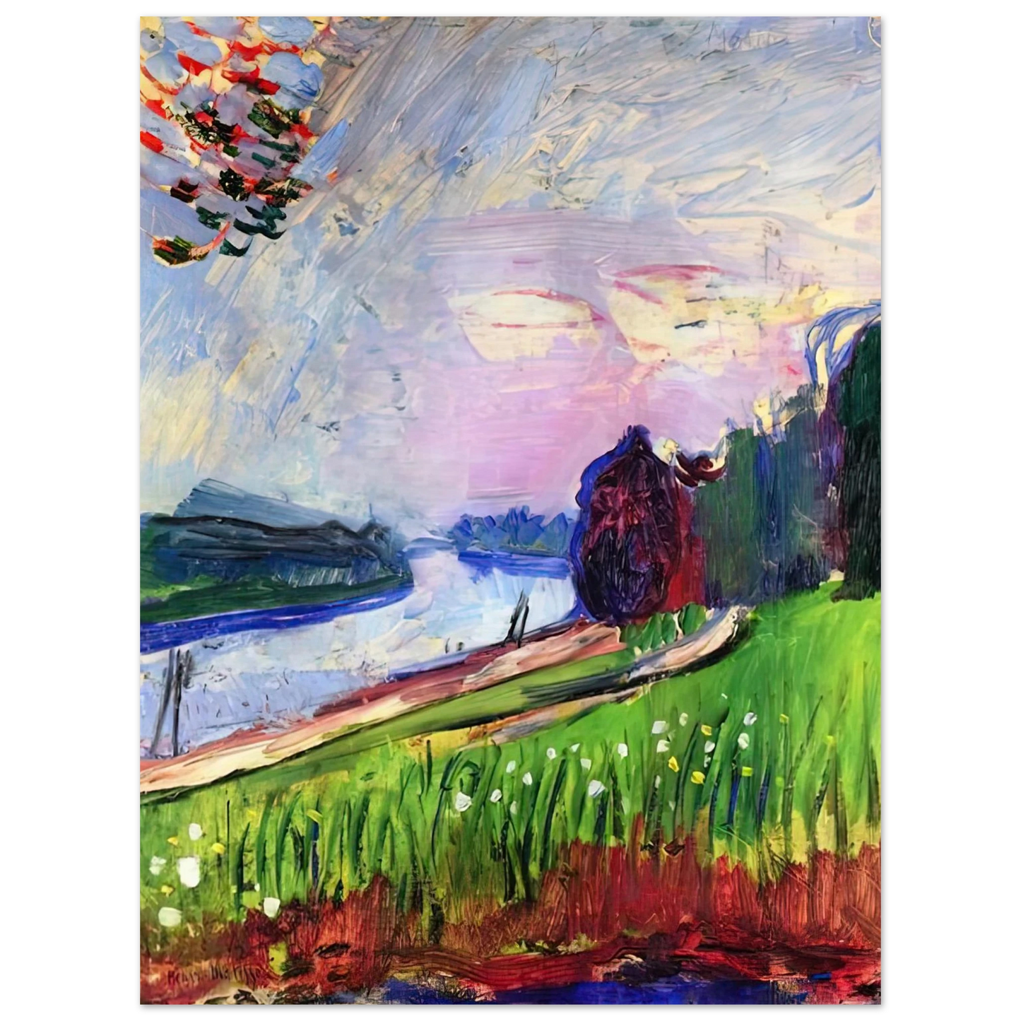 Henri Matisse - COPSE OF THE BANKS OF THE GARONNE 1900 Fine Art Poster - Default Title