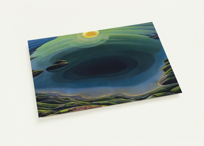 Aurora sul Golfo - 1935 By Gerardo Dottori Pack of 10 Post Cards | Gerardo Dottori Post Cards | A6 (10.5 x 14.8 cm) - 4.1 x 5.8 inches