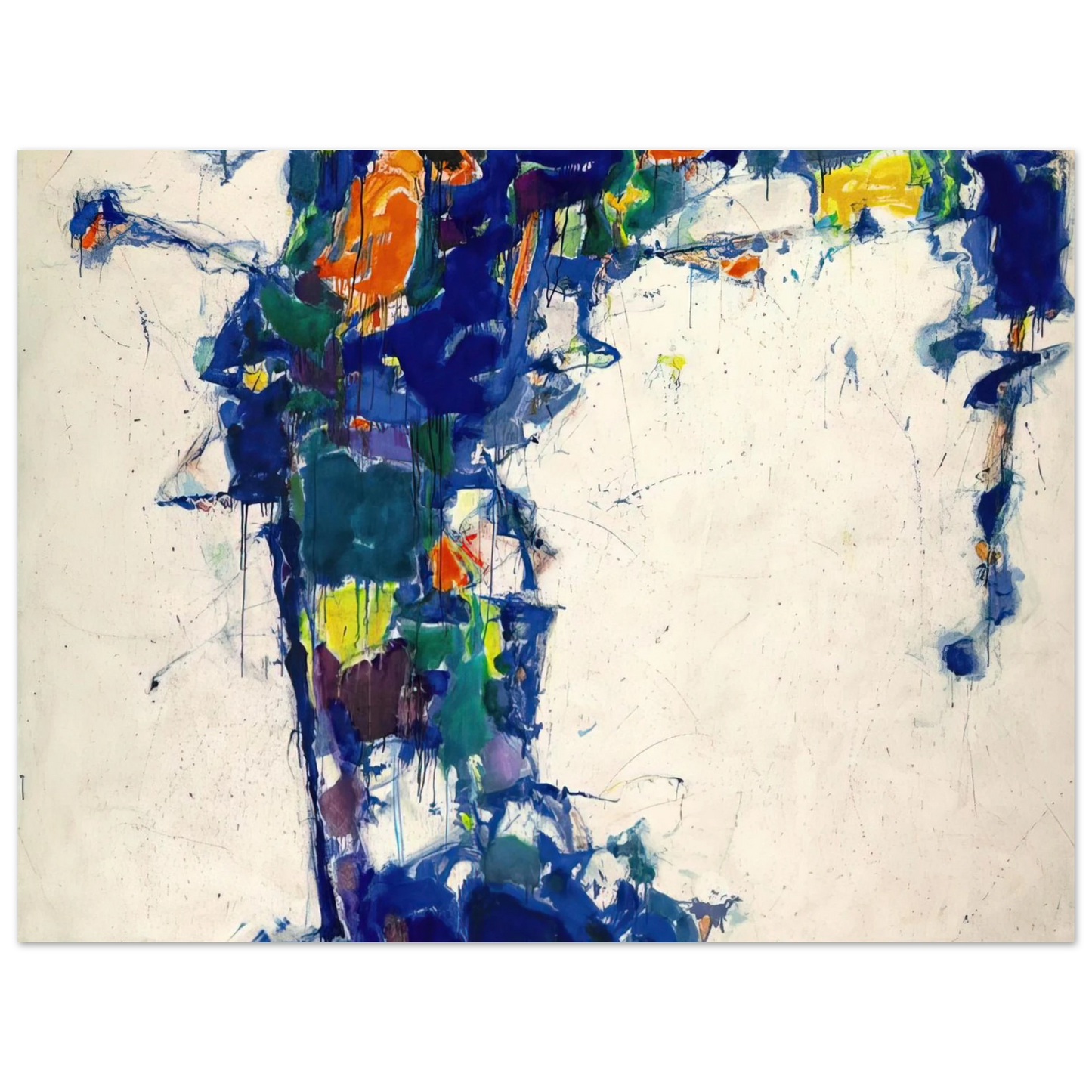 Sam Francis - Middle Blue Fine Art Poster - Default Title