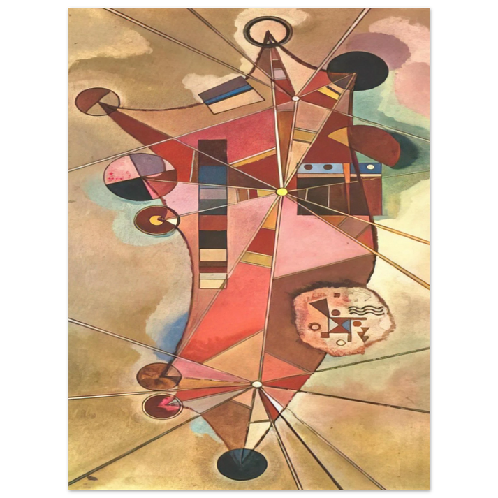 Wassily Kandinsky - FIXED POINTS 75x100 cm / 30x40inches Fine Art Poster
