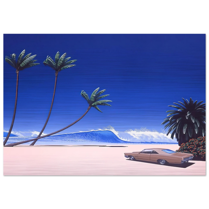 Impender Beach - Hiroshi Nagai Brushed Aluminum Print - 70x100 cm / 28x40 inches | Hiroshi Nagai Aluminum Print | Hiroshi Nagai Prints