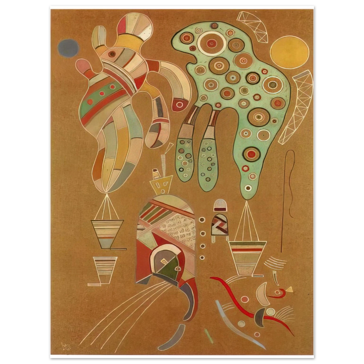 Wassily Kandinsky - UNTITLED 1941 1 Fine Art Poster - Default Title