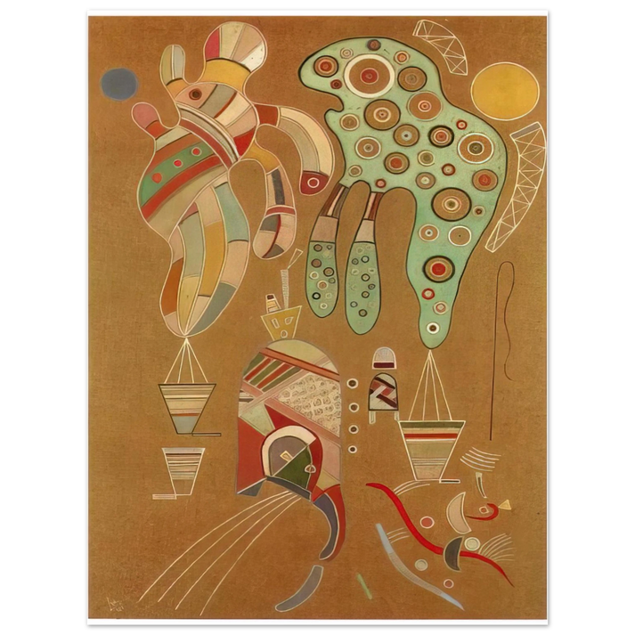 Wassily Kandinsky - UNTITLED 1941 1 75x100 cm / 30x40inches Fine Art Poster