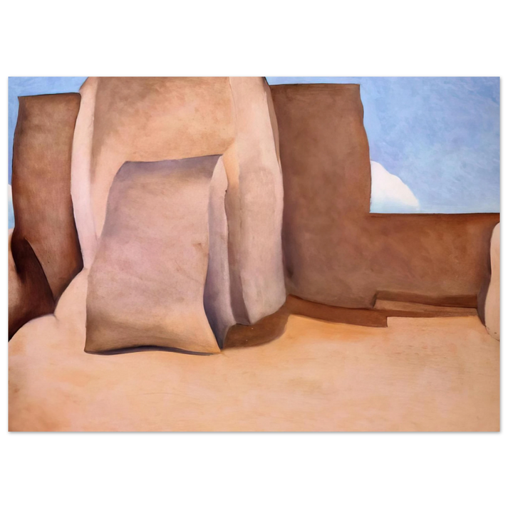 Georgia O'Keeffe - Ranchos Church, New Mexico Fine Art Poster