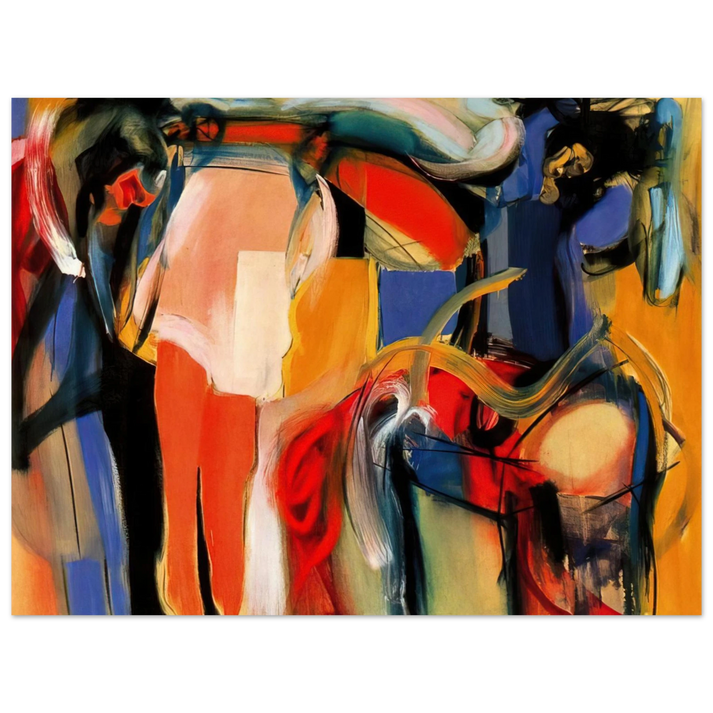 Miriam Schapiro - Autobiography - Abstract Expressionism 75x100 cm / 30x40inches Fine Art Poster