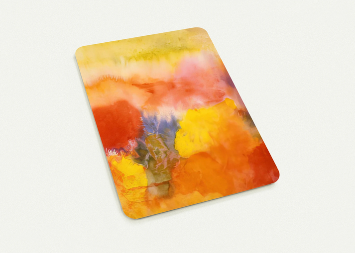 Abundance In The Garden - 1992 By Ronnie Landfield Pack of 10 Post Cards | Ronnie Landfield Post Cards | A6 (10.5 x 14.8 cm) - 4.1 x 5.8 inches