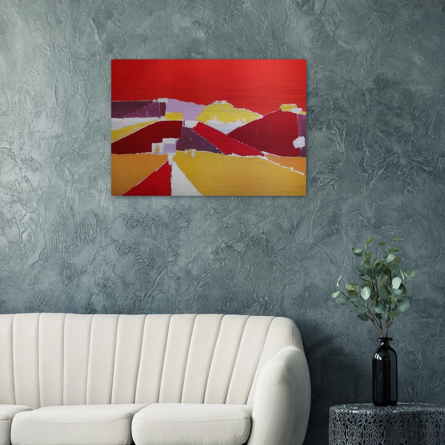 Agrigente - 1953 - Nicolas de Stael Brushed Aluminum Print - 70x100 cm / 28x40 inches | Nicolas de Stael Aluminum Print | Nicolas de Stael Prints