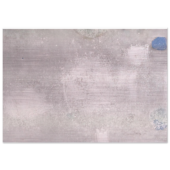 ABSTRACTO EN GRISES Y AZULES 1956 - Luis Feito Brushed Aluminum Print - 70x100 cm / 28x40 inches | Luis Feito Aluminum Print | Luis Feito Prints