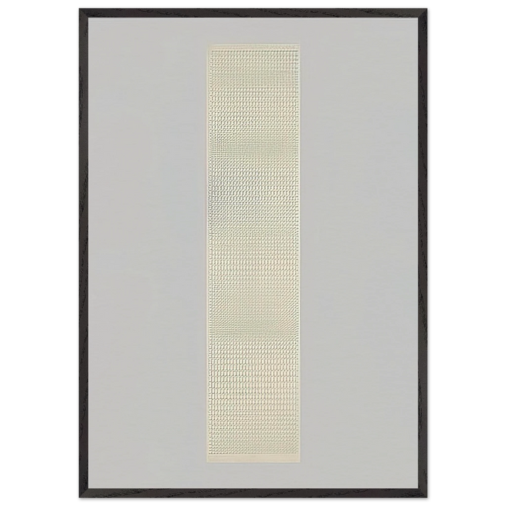 Lettera 11 - 1979 - Dadamaino 70x100 cm / 28x40 inches Framed Art Print – Black Wooden Frame