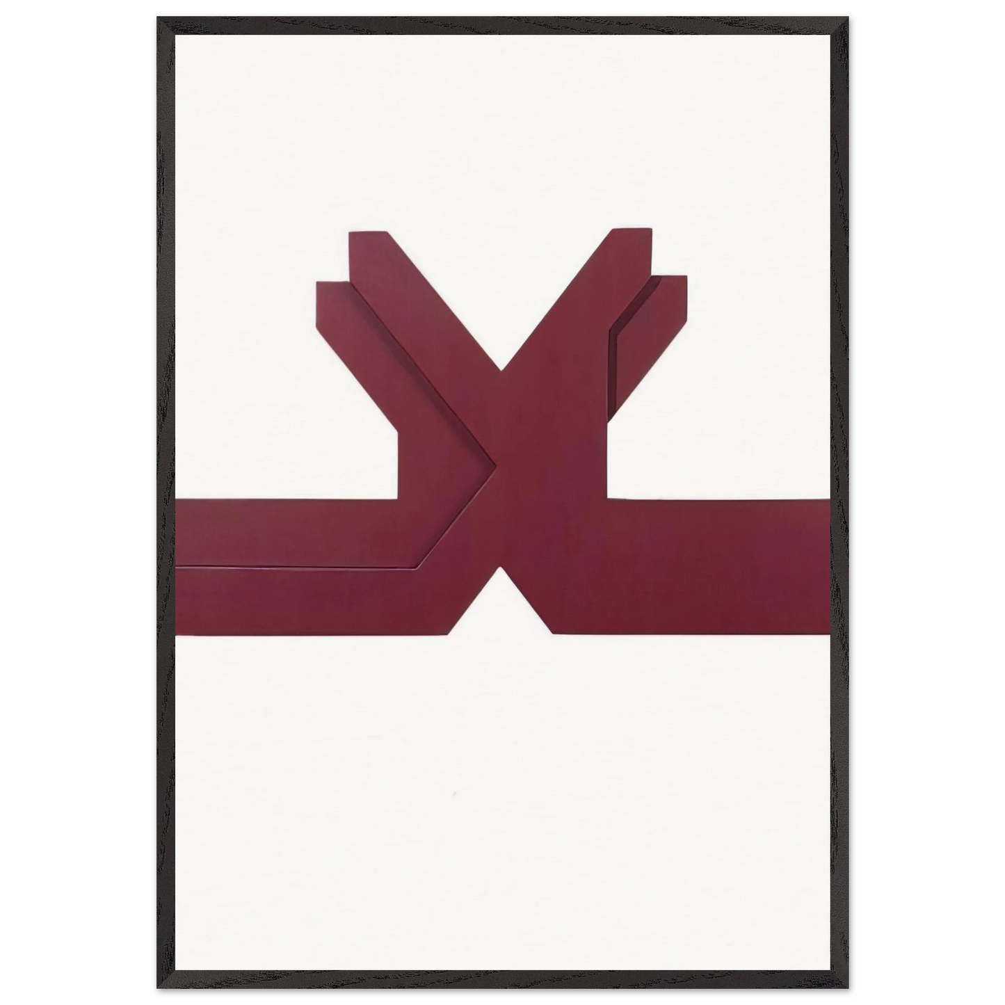 Untitled - 1964 N5 - Thomas Downing Framed Art Print – Black Wooden Frame - Default Title - -Framed Art Print