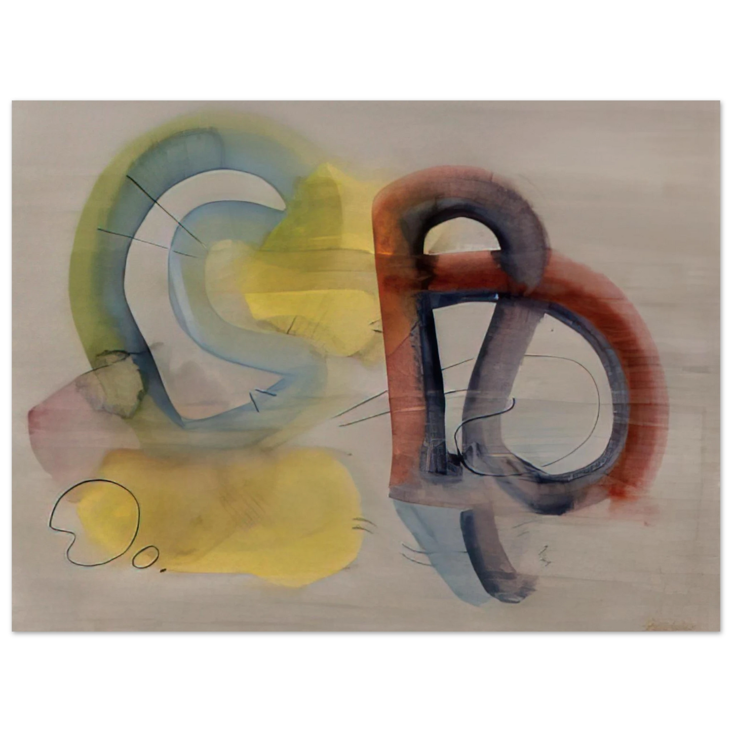 John Ferren - Mallorca - 1934 Fine Art Poster - Default Title