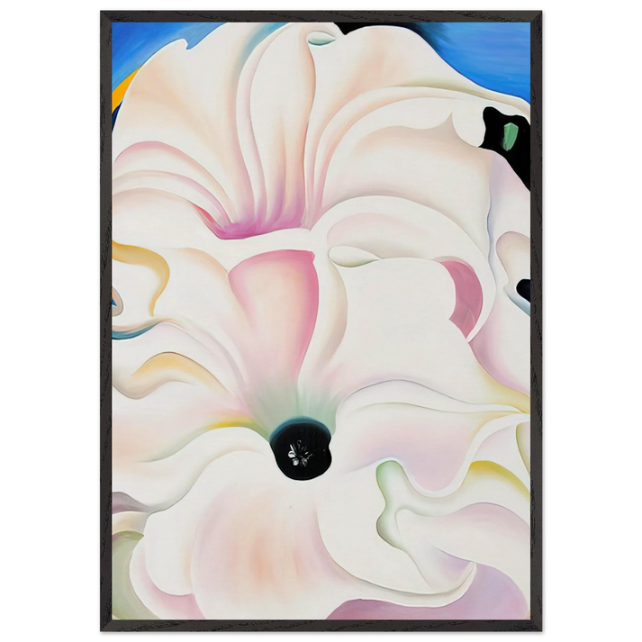 Bella Donna - Georgia OKeeffe 70x100 cm / 28x40 inches Framed Art Print – Black Wooden Frame